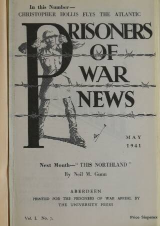 cover page of Prisoners of War News published on May 1, 1941